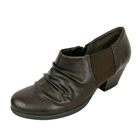 Wear Ever by Bare Traps Bootie  Women's Size 8  Brown Maryelle Ruched Shootie - Picture 1 of 11